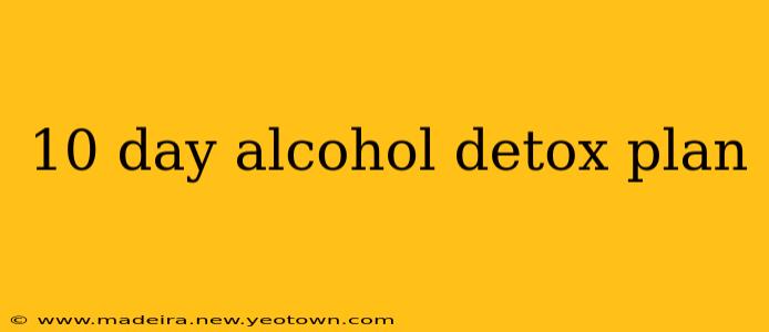 10 day alcohol detox plan