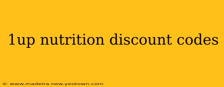 1up nutrition discount codes
