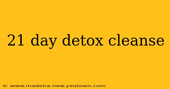 21 day detox cleanse