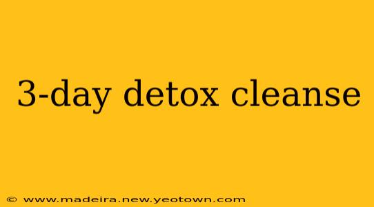 3-day detox cleanse