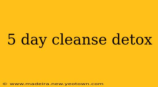 5 day cleanse detox