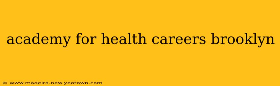 academy for health careers brooklyn