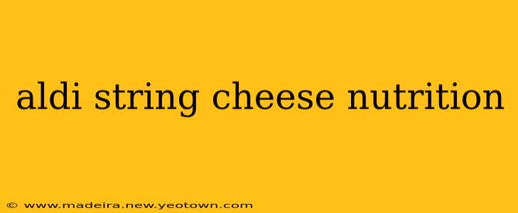 aldi string cheese nutrition