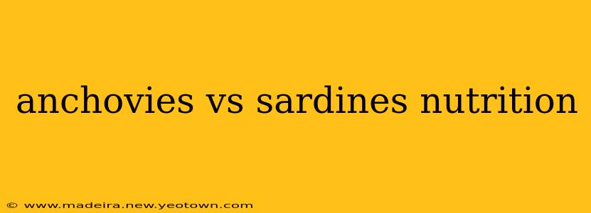 anchovies vs sardines nutrition