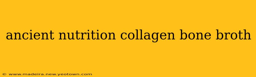 ancient nutrition collagen bone broth