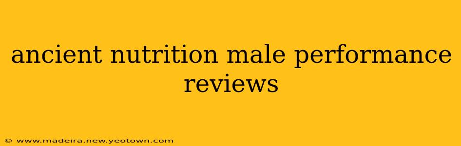ancient nutrition male performance reviews