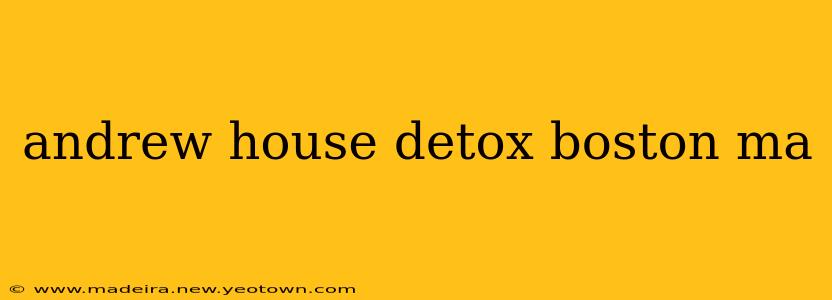 andrew house detox boston ma