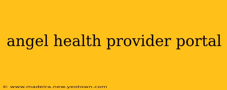 angel health provider portal