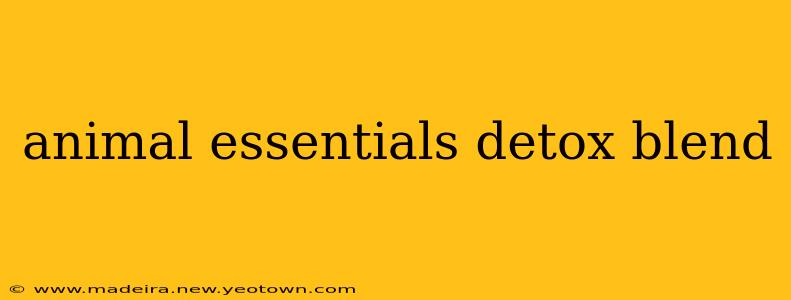 animal essentials detox blend