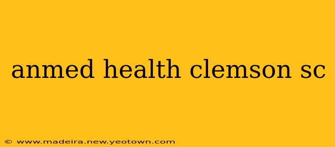 anmed health clemson sc