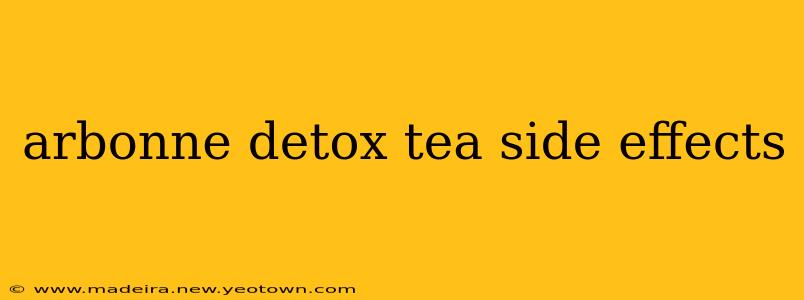 arbonne detox tea side effects