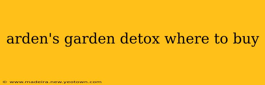 arden's garden detox where to buy