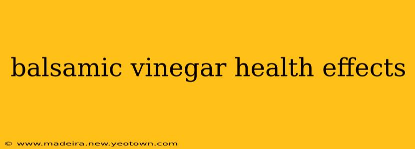 balsamic vinegar health effects