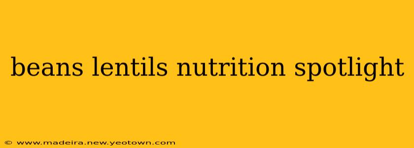 beans lentils nutrition spotlight