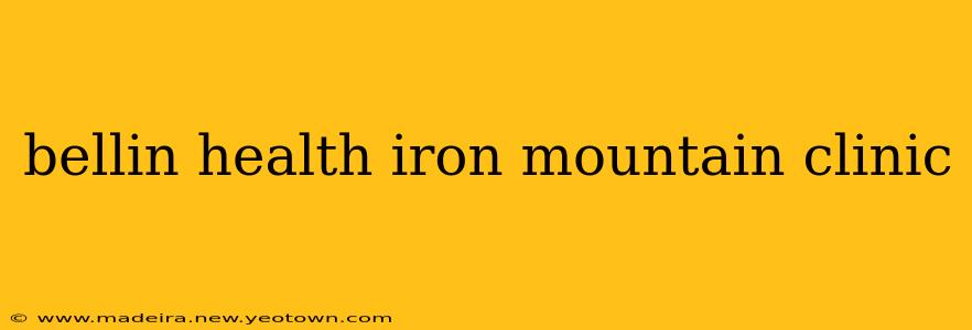 bellin health iron mountain clinic