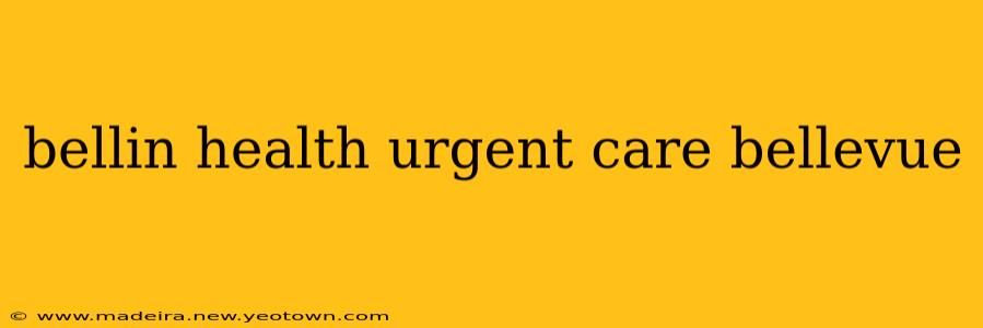 bellin health urgent care bellevue