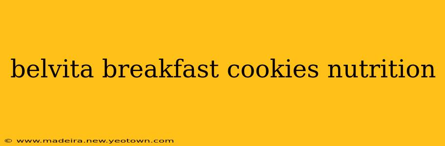 belvita breakfast cookies nutrition