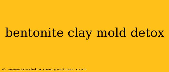 bentonite clay mold detox
