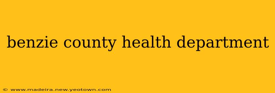 benzie county health department