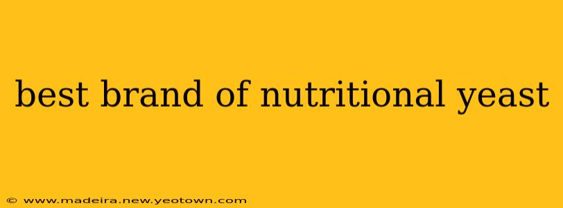 best brand of nutritional yeast