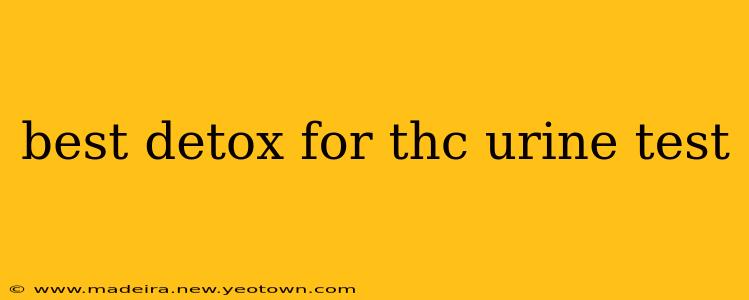 best detox for thc urine test