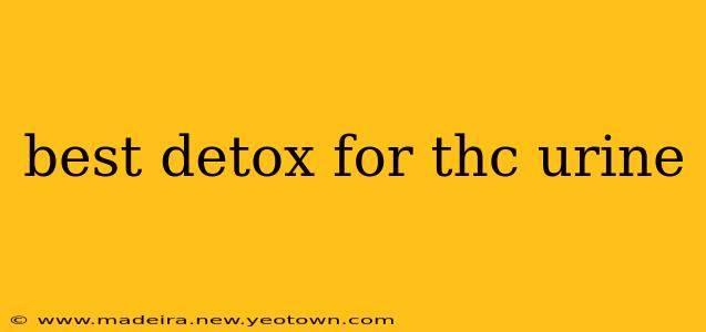 best detox for thc urine