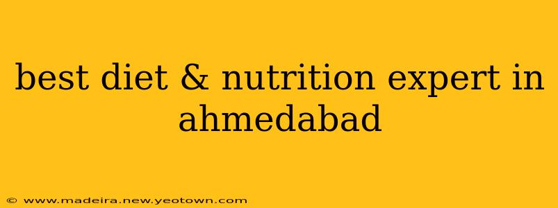 best diet & nutrition expert in ahmedabad