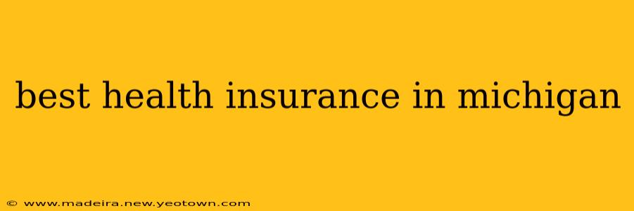 best health insurance in michigan