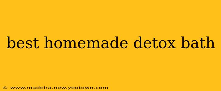 best homemade detox bath