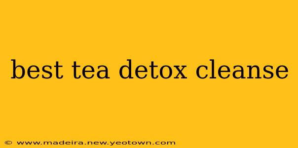 best tea detox cleanse