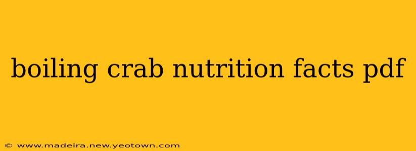 boiling crab nutrition facts pdf