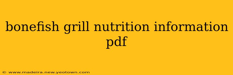 bonefish grill nutrition information pdf