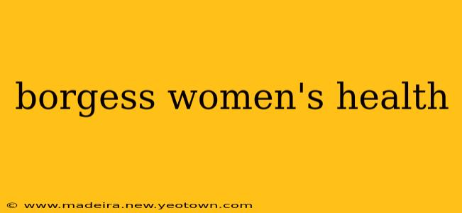 borgess women's health
