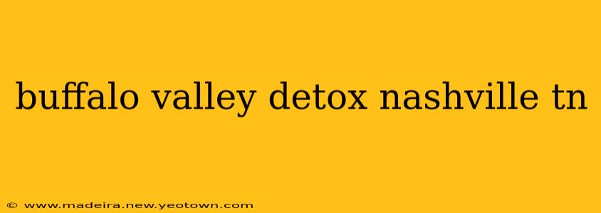 buffalo valley detox nashville tn