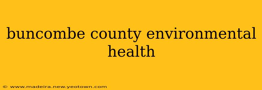 buncombe county environmental health