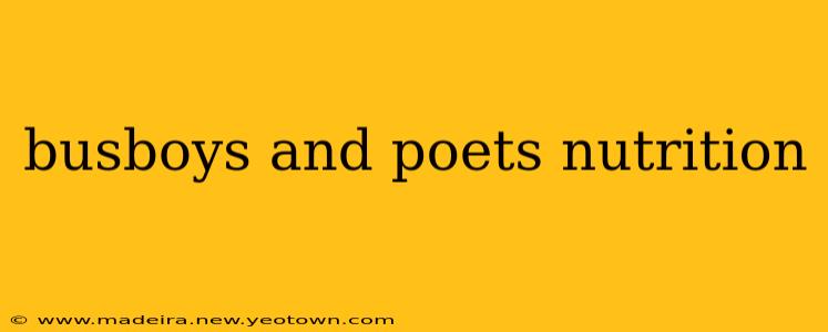 busboys and poets nutrition