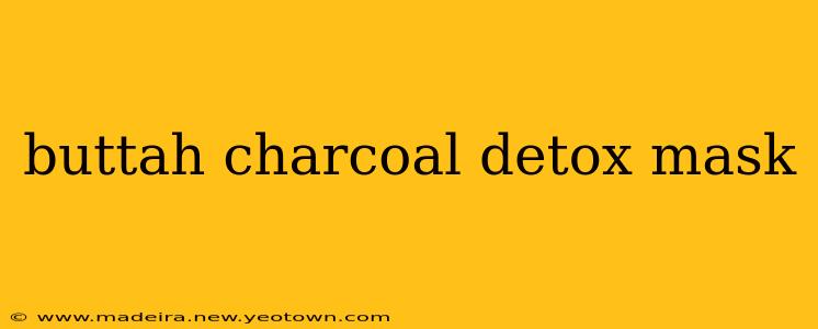 buttah charcoal detox mask