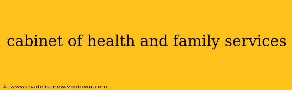 cabinet of health and family services