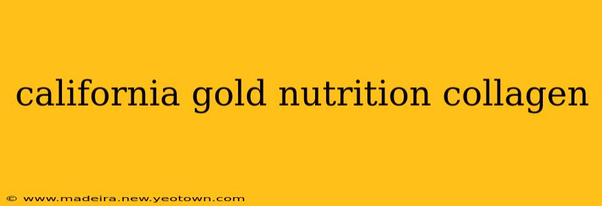 california gold nutrition collagen