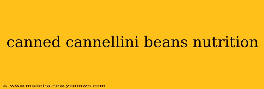 canned cannellini beans nutrition