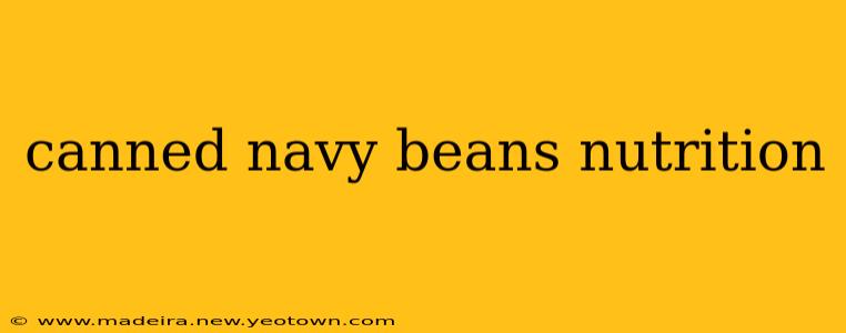 canned navy beans nutrition