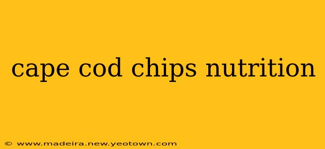cape cod chips nutrition