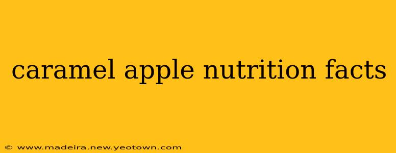 caramel apple nutrition facts