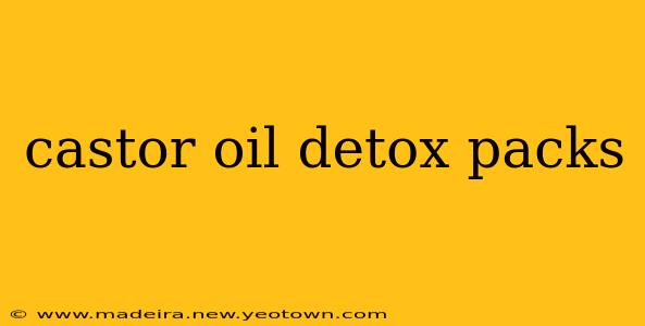 castor oil detox packs