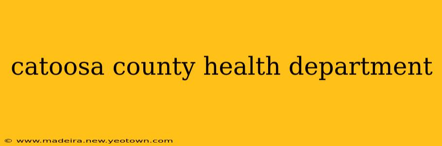 catoosa county health department