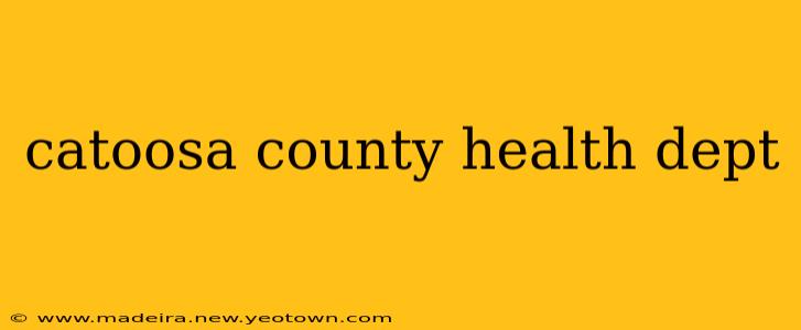 catoosa county health dept