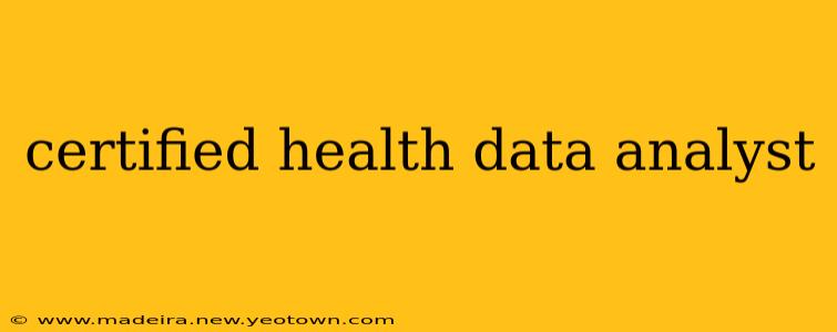 certified health data analyst
