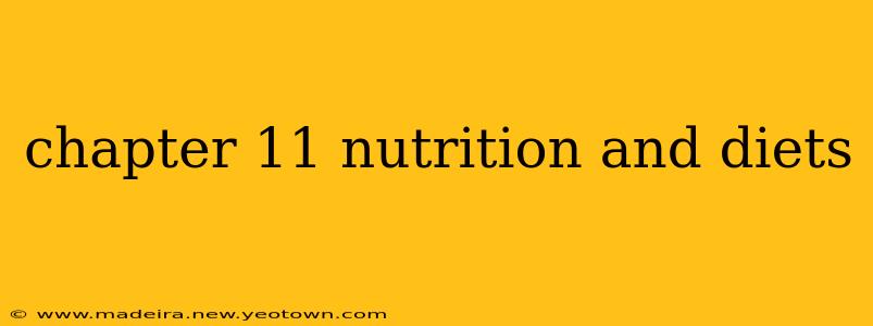 chapter 11 nutrition and diets