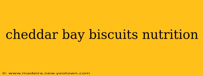 cheddar bay biscuits nutrition