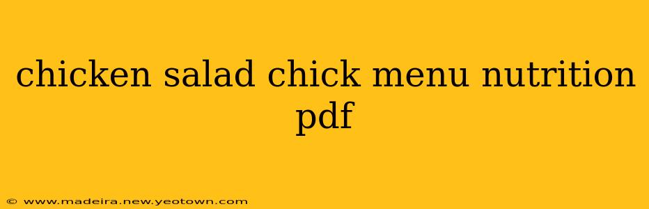 chicken salad chick menu nutrition pdf